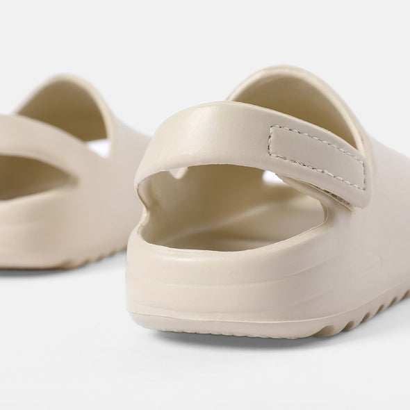 Rubber Platform Sandals - Ivory