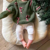 Candy Cane Baby Christmas Sweater - Green