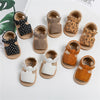 Baby Girl Velcro Sandals - Taupe