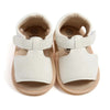 Baby Girl Velcro Sandals - White