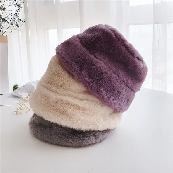 Kids Bucket Fur Hat