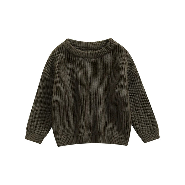 Classic Baby & Toddler Cable Knit Sweater (5 colors)