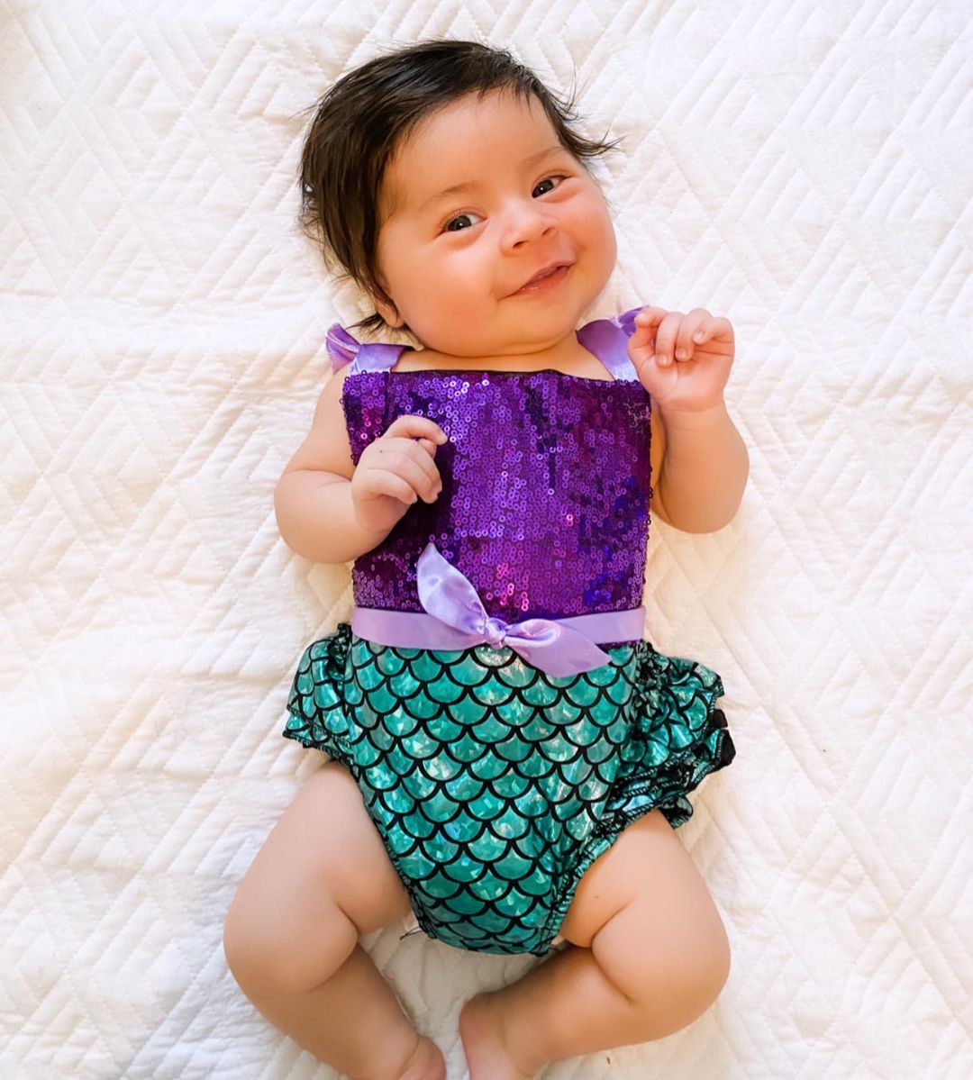 Sequined Mermaid Romper