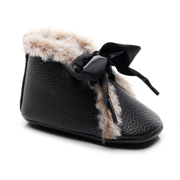 Fur Pre-Walkers - Black